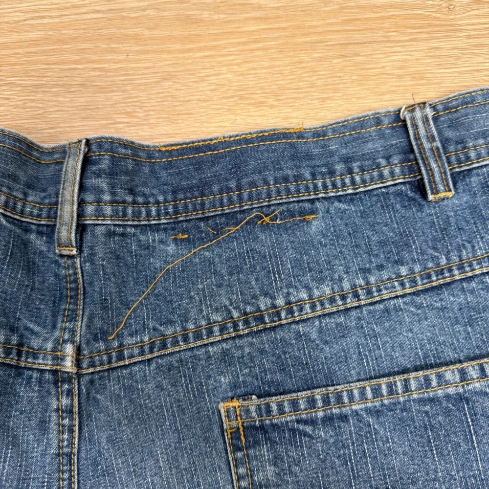 Beverly Hills Polo Club BH-82 Mens Blue Denim Carpenter Shorts Size 38
